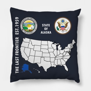 State of Alaska Pillow