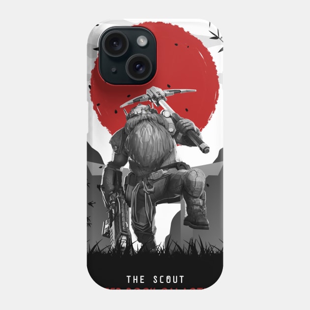 Scouts japan minimalist Phone Case by NekerArt