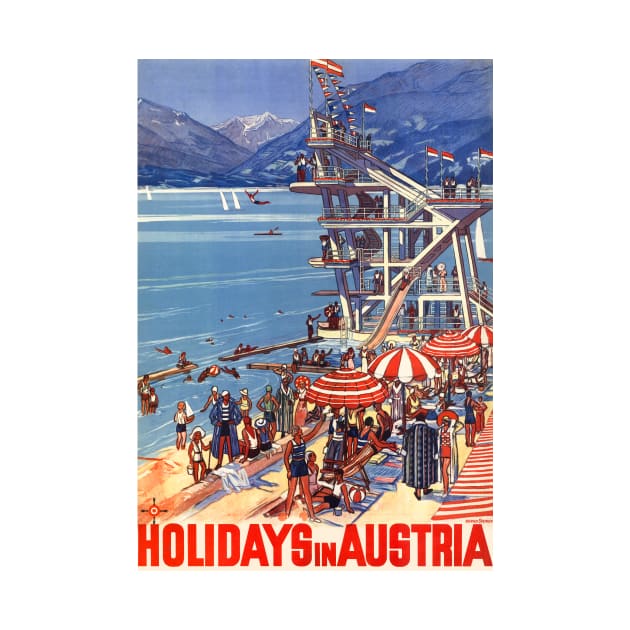 Holidays in Austria Vintage Poster 1933 by vintagetreasure