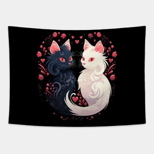 Turkish Angora Couple Valentine Tapestry