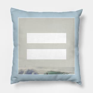 Surfing Equality Design Pillow