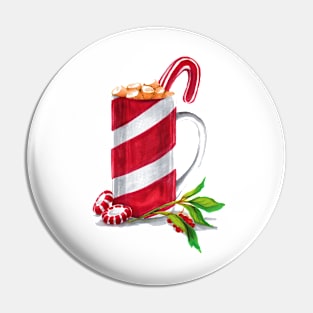 Christmas Coffee Mug Pin