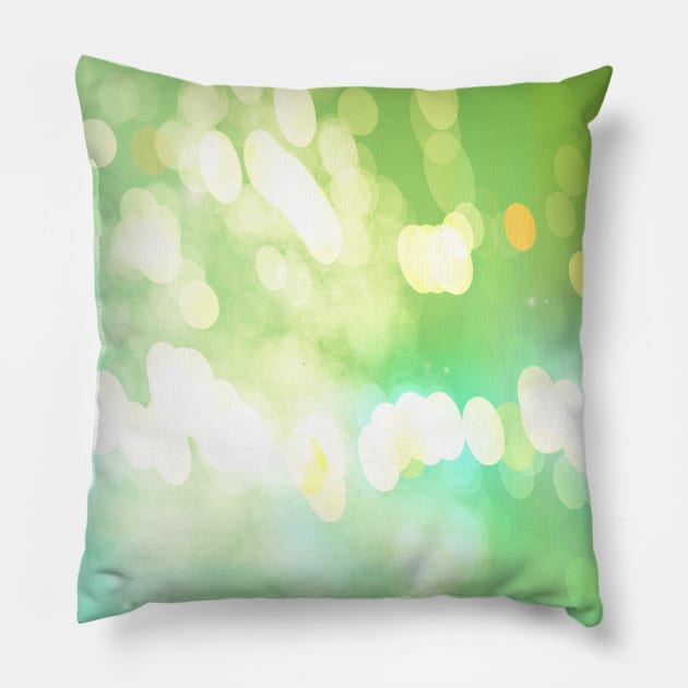 Anamorphic morning lights Pillow by Creatum