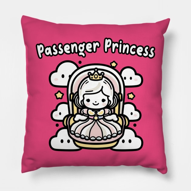 Passenger Princess Pillow by Moulezitouna