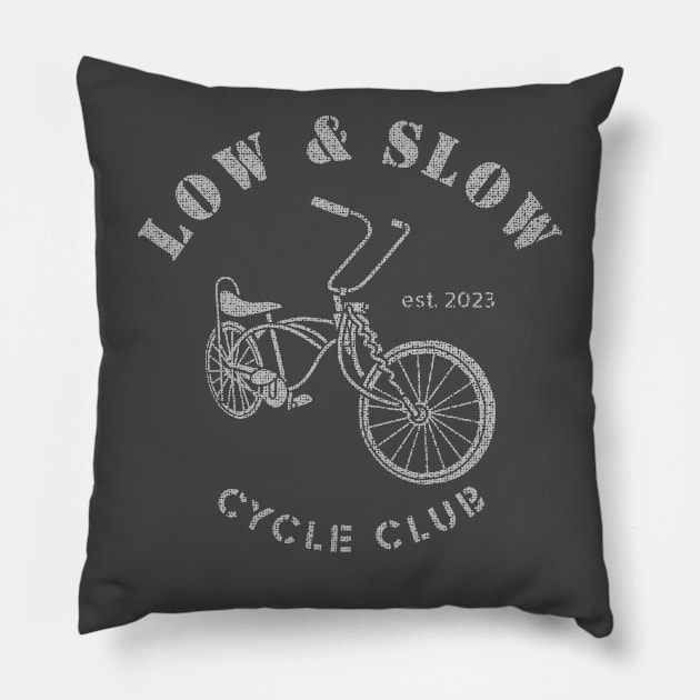 Low and Slow Cycle Club Pillow by Sloat