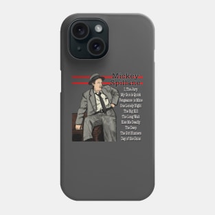 The Hard Boiled Mickey Spillane Phone Case