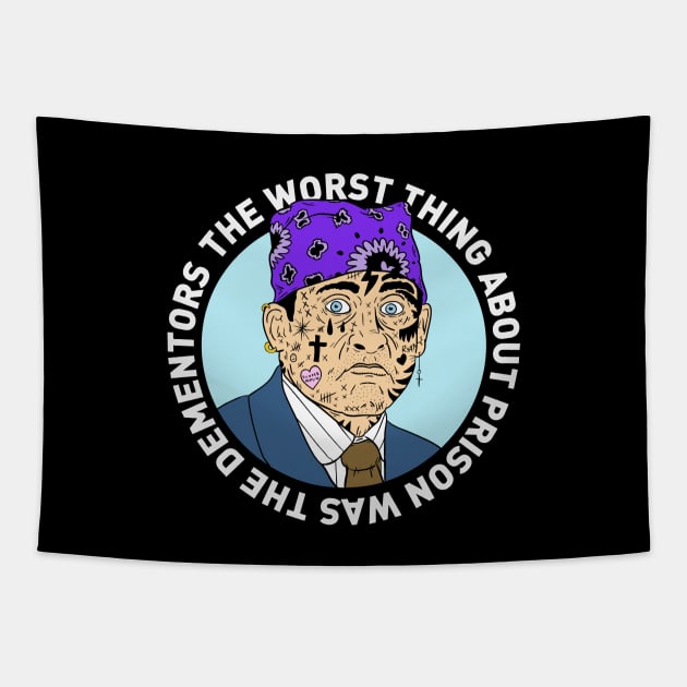 Prison Mike Tapestry by The_Black_Dog