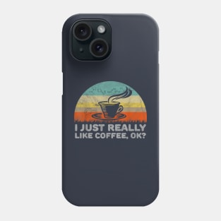 Sorry For What I Said Before Coffee Funny Coffee Lover Gift Phone Case