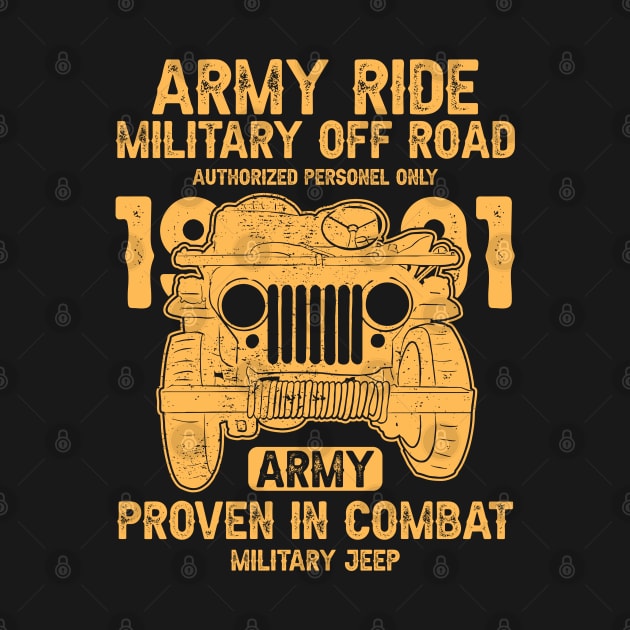 Army Ride Military Off Road Jeep by Bob Charl