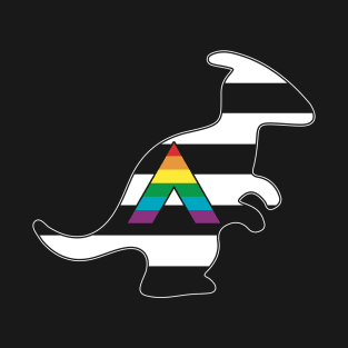 Allysaurus Cute Dinosaur LGBT pride month T-Shirt