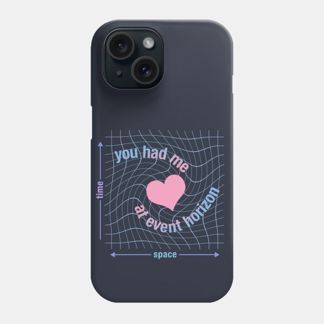 Love in Space Time Continuum Phone Case by cartogram