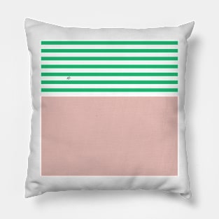 Green Stripes Nude #summer #minimal #art #design #kirovair #buyart #decor #home Pillow