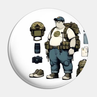 Tactical Otaku Pin