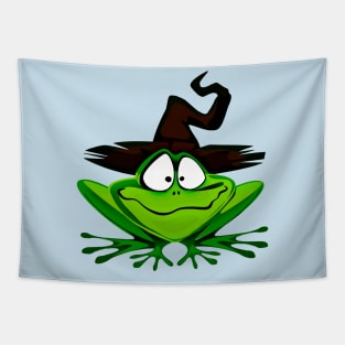 Halloween frog prince charming Tapestry