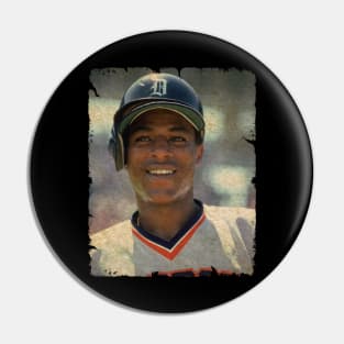 Lou Whitaker - 8 for 37 With 2 SB, 1977 Pin