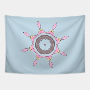 Pink Cute Rudder Tapestry