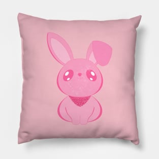 Pink Rabbit Pillow