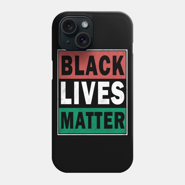 Black lives matter Phone Case by valentinahramov