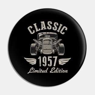 65 Year Old Gift Classic 1957 Limited Edition 65th Birthday Pin