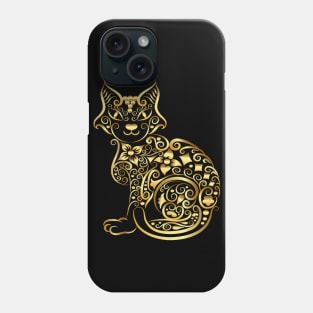 Golden Pussycat Phone Case