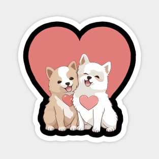 american akita puppy Magnet