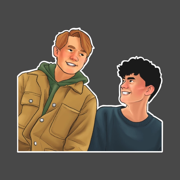 Nick and Charlie - heartstopper by daddymactinus