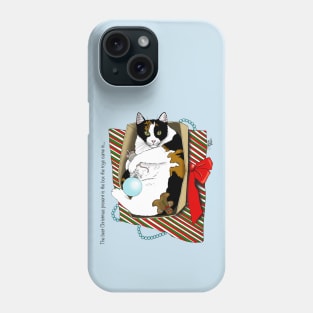 Christmas Toy Box Cat Phone Case