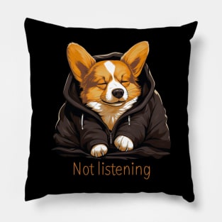 Not Listening Pillow