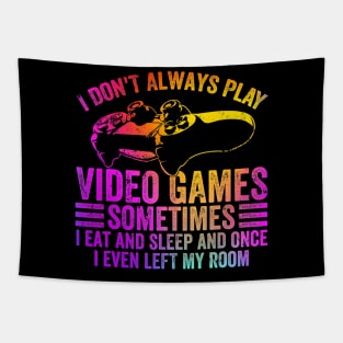 I don't always video game sometimes i eat funny Tapestry