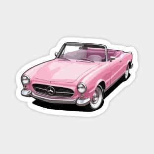 Pink Classic Barbie Car Magnet