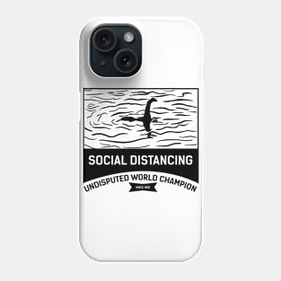 Social Distancing World Champion Phone Case