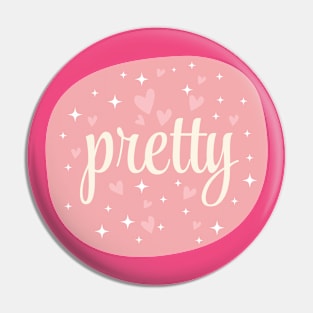 Pretty word design Pin