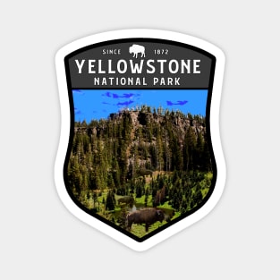 Yellowstone National Park-Bison Magnet