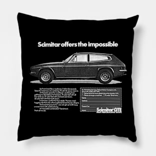 RELIANT SCIMITAR GTE - advert Pillow