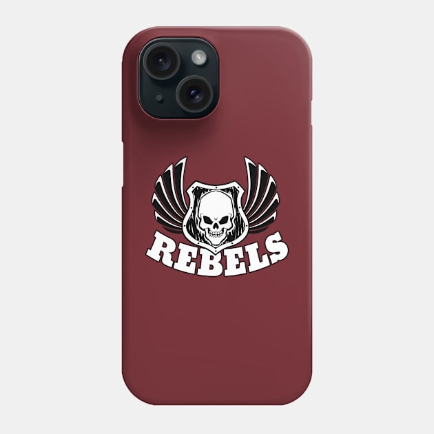 Rebels Mascot Phone Case by Generic Mascots