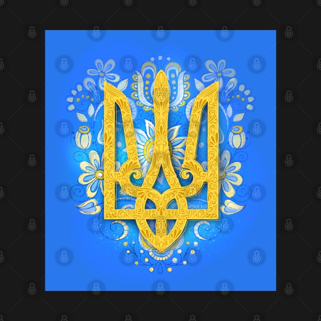 Ornate Ukrainian Trident by lissantee