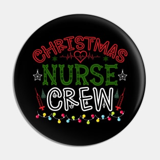 Christmas Nurse Crew Pin