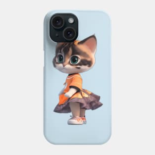 Calico cat sporty style Phone Case