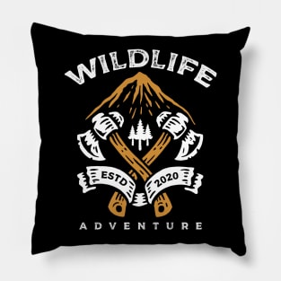 Wildlife  adventure Pillow