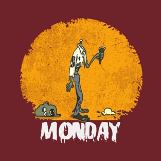 Monday Zombie (Dark) T-Shirt