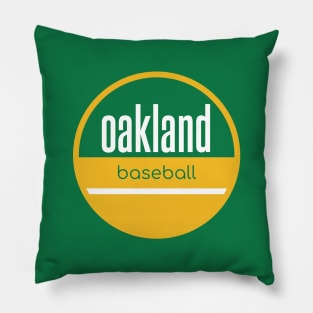 Oakland baseball Pillow