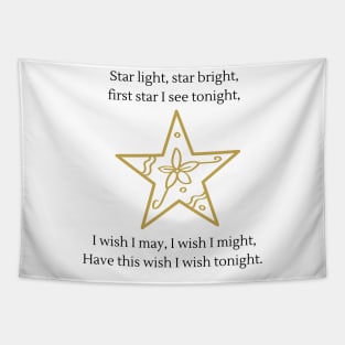 Star light star bright nursery rhyme Tapestry