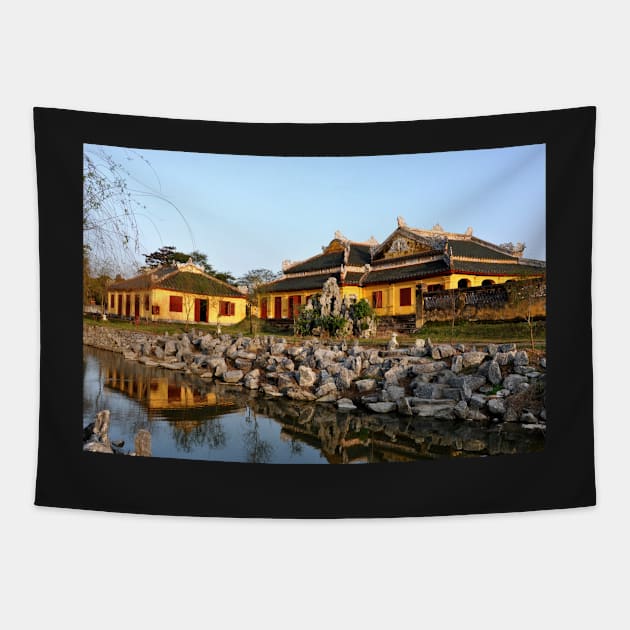 Vietnam - Huê la citadelle Tapestry by franck380