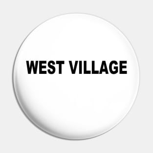 West Village Black Pin