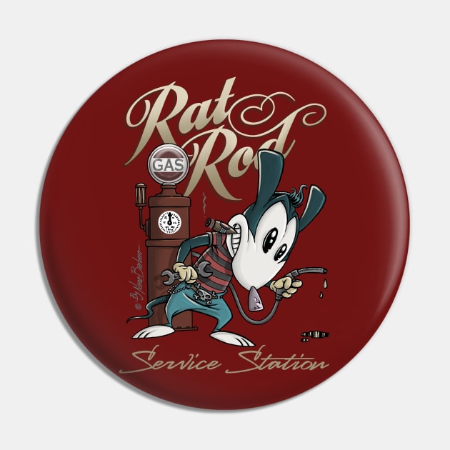 Rat Rod gas Pin by nanobarbero