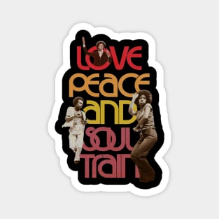 Soul Train Vintage Distressed Fan Art Design Magnet