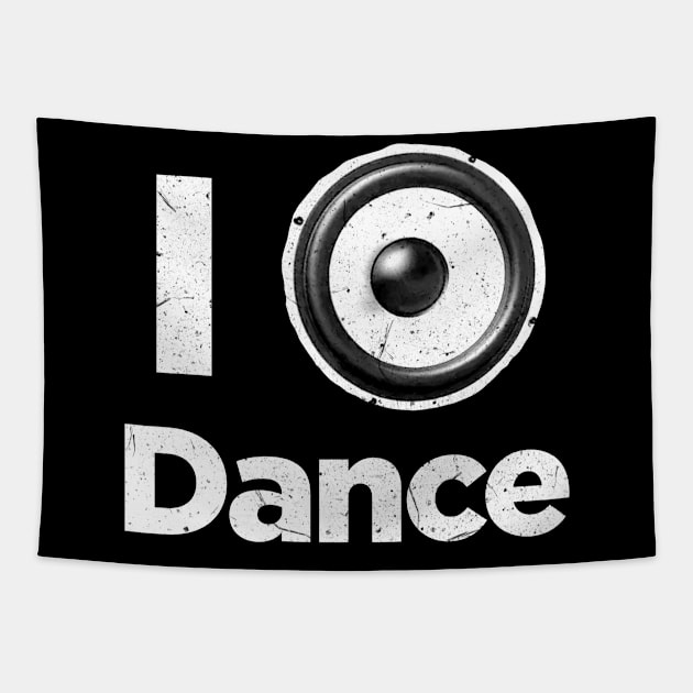 I love dance music Tapestry by GriffGraphics