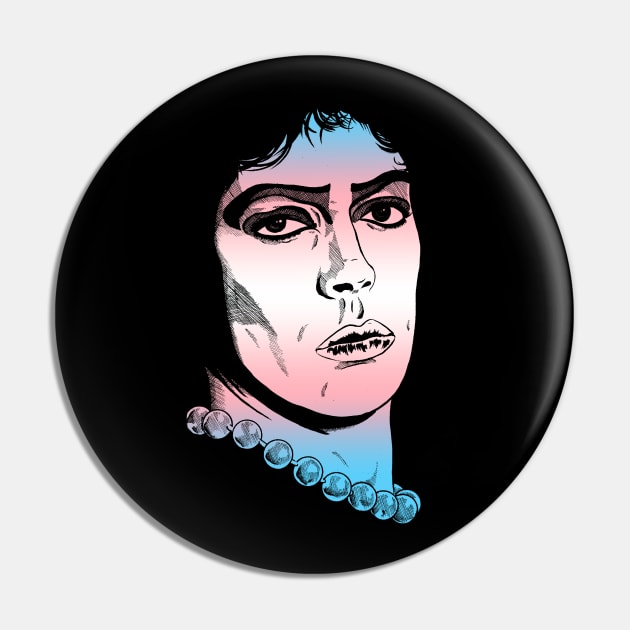 Rocky trans pride Pin by JonathanGrimmArt