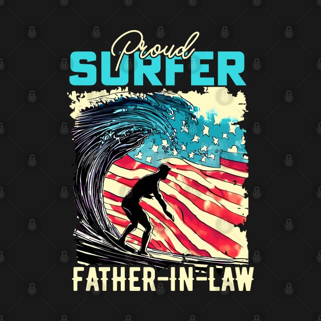 Proud Surfer Father-in-law by T-shirt US