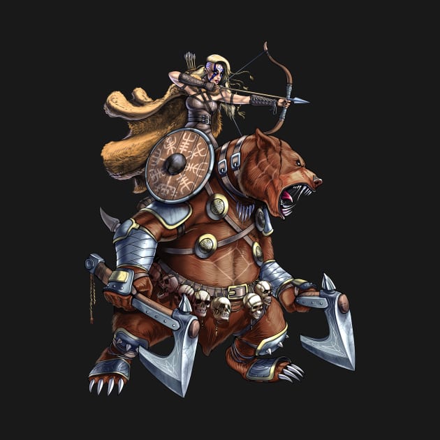 Norse Bear Viking Warrior by underheaven